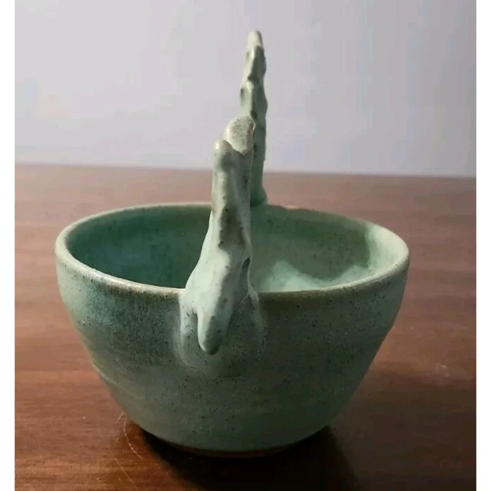 Vintage Clay Rooster Bowl